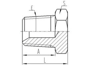 美製布錐（zhuī）管螺紋密封（fēng）過渡（dù）接頭