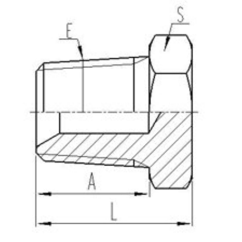 英錐管外螺紋堵頭(tóu)