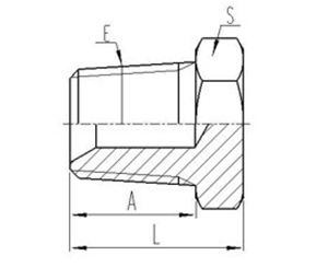 英錐管外螺紋（wén）堵頭