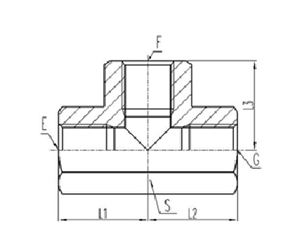 英錐管固定內螺紋三通接（jiē）頭