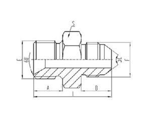 英製外螺（luó）紋60°內錐麵密封或組合墊密封|美製JIC外螺紋74°外錐麵密封（fēng）