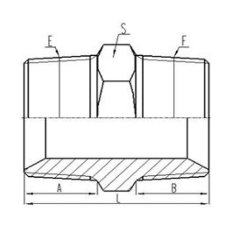 兩端英錐管外螺紋密封