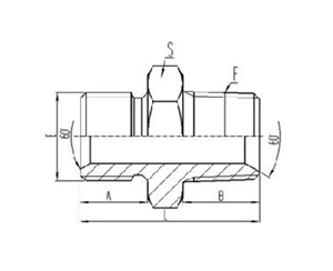 英製外螺（luó）紋60°內錐麵密封或組合墊密封|英（yīng）錐管外螺紋密封