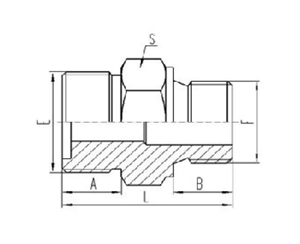 公製外螺紋平麵O形圈（quān）密封（fēng）|公製外螺紋組合墊（diàn）密封（fēng）