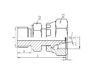公製外螺紋六角（jiǎo）端麵O形圈（quān）密封|公製活動內螺紋24°外錐麵O形圈密封
