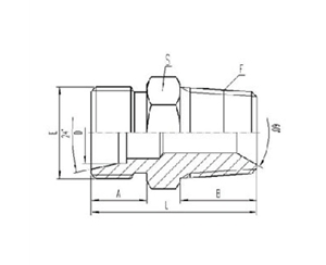 公製外螺紋24°內錐麵密封|英錐管外螺紋密封