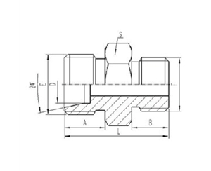 公製外螺紋24°內錐麵密封|英錐管外螺紋密封