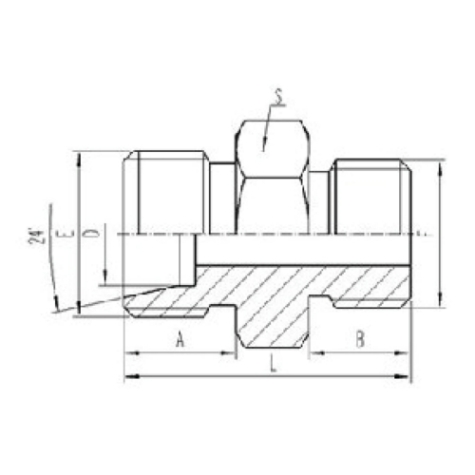 公(gōng)製外螺紋(wén)24°內錐麵密封|英錐管外螺紋密封