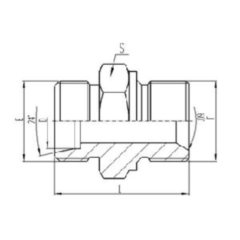 公製外螺紋24°內錐麵密封|公製外螺紋60°內錐麵密封或組合（hé）墊（diàn）密封