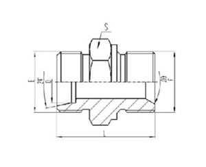 公製外螺紋24°內錐麵密封|公（gōng）製外螺紋（wén）60°內錐麵密封或組合墊密封