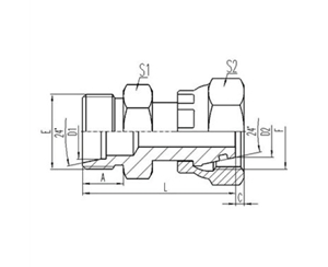 公製（zhì）外螺紋24°內錐麵密封|公製活動（dòng）內螺紋24°外錐麵O形圈密封