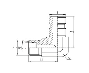 90°彎公製外（wài）螺紋24°內錐麵密封|美製外螺紋六角端麵O形圈密封