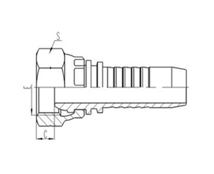 英製內螺紋球麵密封管接頭（tóu）