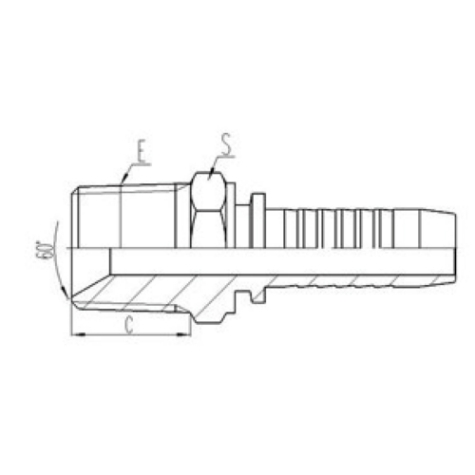 美製布錐管外螺紋密封