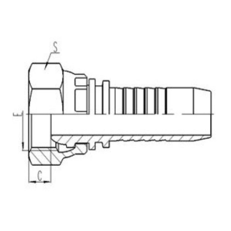 公製內螺紋球(qiú)麵密(mì)封