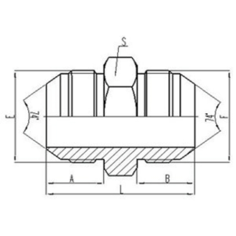 美（měi）製（zhì）JIC螺紋（wén）74°錐麵密封過渡接頭