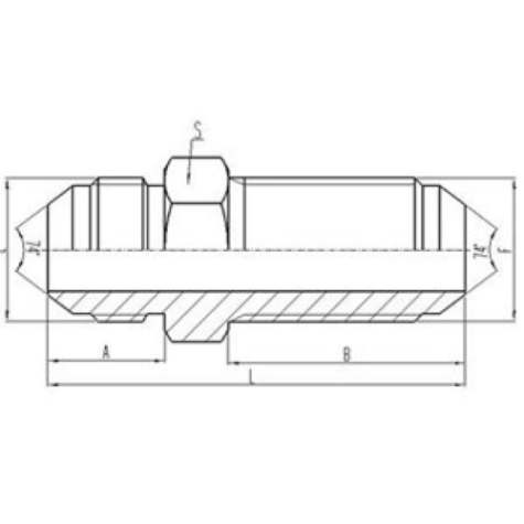 美製JIC螺紋74°錐麵密封過渡接頭
