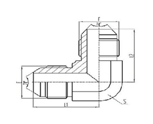 美製JIC螺紋（wén）74°錐麵密封過渡接頭